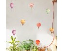 Hot Air Balloon Watercolor Wall Sticker